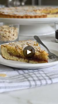 80K views · 7K reactions | ✨Torta Cappuccina Modenese✨
As promised here is the full video recipe this this Italian tart made with a luscious frangipane filling, over a layer of cherry preserve, all over a buttery, tender pasta frolla crust. It’s just as good as it looks 🙌🏻❤️
Full recipe in profile, or comment “send recipe” and I’ll DM it to you 🥰

INGREDIENTS
For the crust (for an 11-inch tart pan):
* 6 oz (170 g) unsalted butter, softened
* 1/2 cup (100 g) sugar
* 2 large eggs 
* 1/4 teaspoon salt
* 2 1/2 cups (300 gr) all-purpose flour
For the filling:
* 4 oz (115 g) unsalted butter, softened 
* 1/2 cup (100 g) sugar
* 1/4 teaspoon almond extract
* 2 large eggs
* 1 1/2 cups (150 g) almond flour
* about 1 cup (320 g) cherry preserve (or your favorite red preserve)
* almond slices to sp