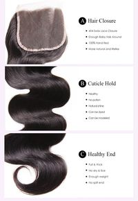 UNice Quality 3pcs 8A Grade Body Wave Brazilian Hair With Lace Closure | UNice.com