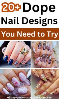 Looking for some of the best nail designs ? Here I am sharing 32 best dope nail designs that will look super stunning. Beautiful nail designs.  Dope nails.