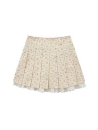 ❤︎Small Rural Zip Jacket + Lace Pleated Skirt [Short/Long] ︎Small Rural Zip Jacket + Lace Pleated Skirt [Short/Long❤︎