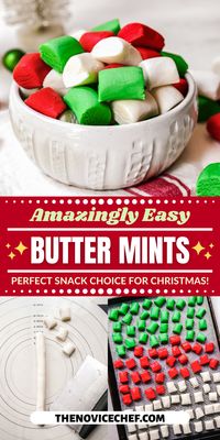 Old-fashioned Butter Mints are crisp and firm on the outside and buttery-smooth on the inside. The sweet vanilla mint flavor makes them a must-have Southern specialty for holidays, showers, and parties.