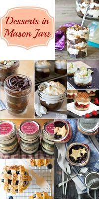 Desserts in Mason Jars - a delicious dessert recipe collection perfect for bridal showers, baby shower, shabby chic party and so many other special occasions.