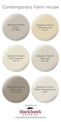 Contemporary farm house interior paint colors by Benjamin Moore #beautifullivingroomhomeinteriordecorations