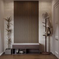 Revitalize any space with our acoustic wood slat wall panels, ideal for both soundproofing and aesthetic enhancement. Perfect for accent walls, our textured wall panel design complements both home and office décor. These versatile wood wall panels blend effortlessly with any interior, providing both decorative and noise-canceling benefits. Color: Oak | AcousticWallPanelingcompany 23" x 94" 3D Wall Acoustic Panel (2-Pieces / 31.17 sq.ft.) Engineered Wood in Brown | 94 H x 23 W x 0.8 D in | Wayfai