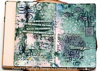 Under the Sea Art Journal page~