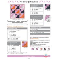 Bat Crew Quilt Pattern | Free PDF Fat Quarter Shop Exclusive | Fat Quarter Shop