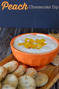 Peach Cheesecake Dip