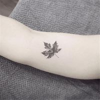 20+ Maple Leaf Tattoos Express What Truly Lies In Your Heart - Sumcoco Blog