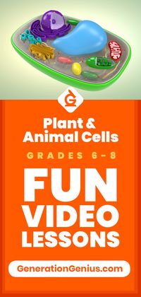 Grades 6-8 Plant & Animal Cells Video & Lesson. Produced in partnership with the National Science Teachers Association and aligned to state standards. Generation Genius saves teachers time, helps them inspire their students.