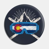 Colorado Flag Ski Skiing T-Shirts for men,women,boys,girls,kids,youth,couples and groups. -- Choose from our vast selection of pins to match with your desired size to make the perfect custom pin. Pick your favorite: Movies, TV Shows, Art, and so much more! Available in small and large. Perfect to wear or to decorate your bag or backpack with.