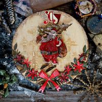 Woodland Santa Panel - Project Idea - Scrapbook.com