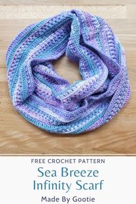 Textured Infinity Scarf Crochet Pattern - Free Pattern - Made by Gootie