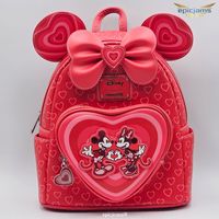 Loungefly Disney Minnie Mouse Hearts Ears Mini Backpack Brand New With Tags Size: Mini / Approx. (9" W X 10" H X 5" D) Exclusive No Cancellations Or Returns, All Sales Are Final