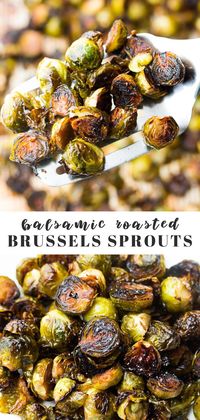 Learn how to make the best roasted brussels sprouts that are perfectly crisp but still tender and not dried out! A quick and easy, super flavorful vegetable side dish.