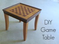 diy game table wood staining, how to, painted furniture, repurposing upcycling