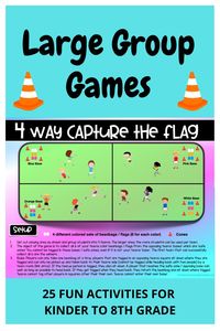 Designed for Kindergarten to 8th Grade Perfect for PE Class, Camp, Youth Groups or After School Programs Easy to Set Up. Super-Fun to Play Minimal Equipment. Use Indoors or Outdoors Detailed Illustrations and Instructions Anyone Can Understand!