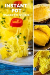 Skip the pasta and make this Instant Pot Spaghetti Squash instead! This low carb alternative to traditional pasta is perfect if you are gluten-free, paleo, or keto. It is crazy-easy to make and perfect for a busy weeknight.