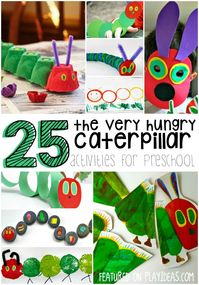 25 Very Hungry Caterpillar Crafts for Preschoolers