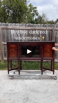 89K views · 8.5K reactions | DETAILS👇🏽

Getting rid of dark red undertones doesn’t have to be hard. Especially with @HARTToolsUSA 

On this American signature buffet, I stripped the old finish; sanded to raw wood; paint-washed to prevent the wood from darkening after it was sealed; and, finally, top-coated to protect its new finish for many years to come. 

If you want the details and supply links, comment DETAILS and I’ll send them to you⤵️ (earn commissions)

#DoItWithHART & #HARTPartner | Michelle McRae