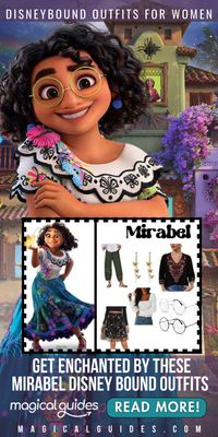 Step into the magic of Encanto with Mirabel DisneyBounding outfit ideas! From embroidered patterns to bright colors & iconic glasses, we’ve got Disney tips to help you channel Mirabel’s vibrant style. Explore Disney aesthetics, perfect Disney Bound looks, & creative ways to capture the spirit of your favorite Disney characters. Whether you're heading to the parks or adding Disney magic to your everyday style, Magical Guides has all the Disney World tips & inspiration you need!