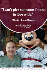 Looking for heartwarming Disney quotes? Discover the sweetest Minnie Mouse quotes about love that capture the Disney aesthetic we all adore! From her iconic red dress to her charming personality, Minnie Mouse is a timeless Disney character with words to inspire & delight. Explore our favorite quotes from this sassy icon & add a little Disney magic to your day with Magical Guides!