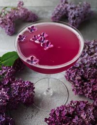 7 Floral Cocktails to Make Every Day Feel Like Spring ~ Rhubarb & Lavender