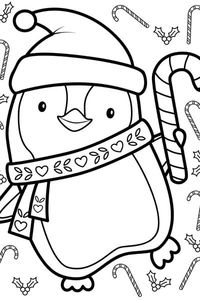 Cute Penguin Coloring Pages - Easy Crafts For Kids