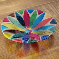 Glass Floral Art Bowl, Kitchen Table Glass Bowl, Modern Art Glass Bowl, Fruit Glass Bowl, Glass Bowl Fine Art, Decorative Glass Bowl - Etsy South Africa