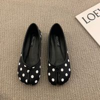 size: 39, Color: Polka Dot Black