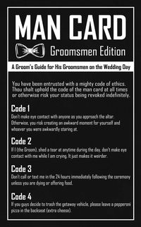 PRICES MAY VARY. INCLUDES BEST MAN VERSION - Each pack includes 1 Best Man Card. (Example: 6 pack includes 5 Groomsmen Edition + 1 Best Man Edition) MAKE THEM LAUGH - These cards say what everyone is thinking. Great gifts for groomsmen ice breakers! GIFT SET OF 6 - The perfect groomsmen gifts for wedding . Available in 6 pack, 8 pack, 10 pack MAKE IT MEMORABLE - Works great as groomsman gifts for wedding ( groomsmen gift set ). FUNNY ICE BREAKER - Makes great groomsmen gift set ! A must for groo