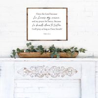 I Love the LORD Because He Hears My Voice and My Prayer for Mercy, Psalm 116, Bible Verse Wall Art Scripture Wall Art Christian Wall Art - Etsy