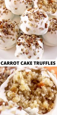 Is there really anything better than carrot cake with a tangy cream cheese frosting? So, to honor the carrot cake this spring and Easter, we have put together a delicious recipe for carrot cake truffle dessert that you are sure to love.