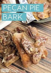 Holiday desserts don’t get much easier or more delicious than this Pecan Pie Bark. Simply smother graham crackers with a combination of butter, sugar, vanilla and pecans, bake for 8 minutes then allow to cool. That’s it! This sweet treat is guaranteed to be a hit at your next holiday party.