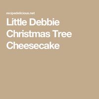 Little Debbie Christmas Tree Cheesecake