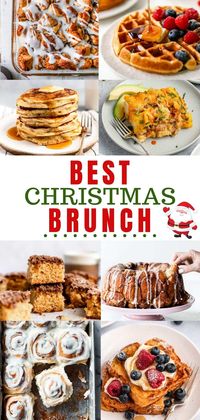 If you’re looking for a new fun idea for Christmas morning breakfast, I’ve got ya covered here with 34 incredible Christmas breakfast recipes to help make your Christmas morning magical. You'll find sweet, savory and drink ideas. There's something for everyone, including make ahead breakfasts, easy recipes, and even a few healthy recipes. Plenty of deliciousness to serve a crowd!