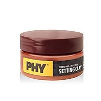 Phy Hair Setting Clay | Strong Hold | Matte Finish | Free of synthetic polymers | Does not damage the hair