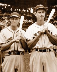 Stan Musial & Ted Williams...two of the best hitters of all time...