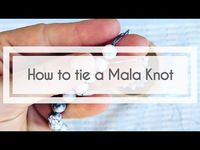 How to Make a Mala - Tying the Mala Knot!. People often ask us if it’s too hard to make your own mala. They may say they are not a “crafty” person and that they’ve never made jewelry before. We always reassure them that they will do great! We have