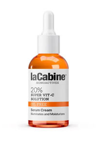 Una nueva tecnología 2 en 1 en una fórmula ligera que combina la eficacia de un sérum y el confort de una crema hidratante.

Sérum Crema 2 en 1 laCabine con 20% de súper vitamina C en solución, la máxima potencia antioxidante para una piel visiblemente más iluminada e hidratada. En tan solo un paso, tu piel se siente intensamente revitalizada.