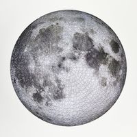 by Four Points This 1000 piece, circular puzzle features the near side of the Moon in incredible detail. The image, courtesy of NASA, is the clearest image of the Moon to date and shows even the tiniest of craters in stunning clarity. Although this puzzle is a challenge, being able to see all the details on the Moon's