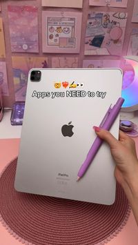 iPad apps you NEED to try 🤯💖 save for later & come learn more iPad tips with me 🤗