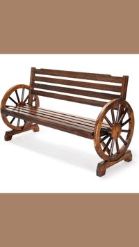 Outdoor Rustic Wooden Bench with Wagon Wheel Arms, 3 People Outdoor Bench Garden Bench Front Porch Furniture Patio
With its rustic charm and functional design, an outdoor rustic wooden bench with wagon wheel arms is a beautiful and versatile addition to any outdoor space. It provides a comfortable and inviting seating area that is perfect for relaxing, entertaining, or simply enjoying the beauty of nature.
#rusticwoodenbench #wagonwheelbench #outdoorfurniture #gardenbench #patiofurniture
 #countrydecor #vintagedecor #outdoorliving #backyarddecor #homedecor