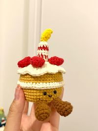 Crochet cake baby!