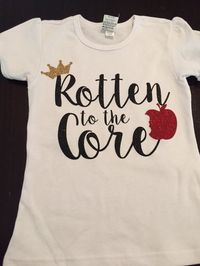 Disney descendants inspired rotten to the core shirt by OhanaGirls