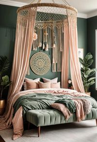 30 Chic Sage Green and Blush Bedroom Ideas 1