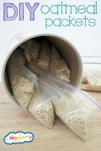 Homemade Instant Oatmeal Packets Recipe.  I've been doing this on my own, but this is an actual recipe if I wanted to try something different.