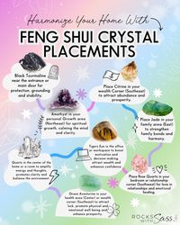 Feng Shui is often called the art of placement, which circulates and balances your personal Chi (life force energy). You can utilize crystals to enhance or reduce the energy you need! Learn more by reading our blog post: How to Maximize the Energy of your Space with Crystals & Feng Shui!