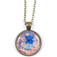 Lilo and Stitch - Stitch Pendant ($8.95) ❤ liked on Polyvore featuring jewelry, necklaces, accessories, lullabies, womens jewellery, cross necklace, pandora jewelry, chain necklace and bronze jewelry