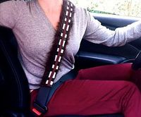 Chewbacca Seat Belt Cover. If you love Star Wars and drive a vehicle, then there is no reason for you not to own this.