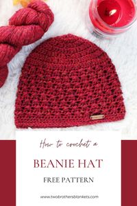 The Bonnie Bell crochet beanie pattern is one of my very first crochet patterns! It is a timeless piece that looks so nice for fall, winter, and even spring! This crochet hat pattern comes with sizes from infant to adult, so you can make one for everyone in the family! You can view this crochet beanie hat pattern free on my blog!